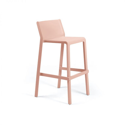 Trill Stool sgabello in resina Nardi Rosa Boquet Genco Outdoor