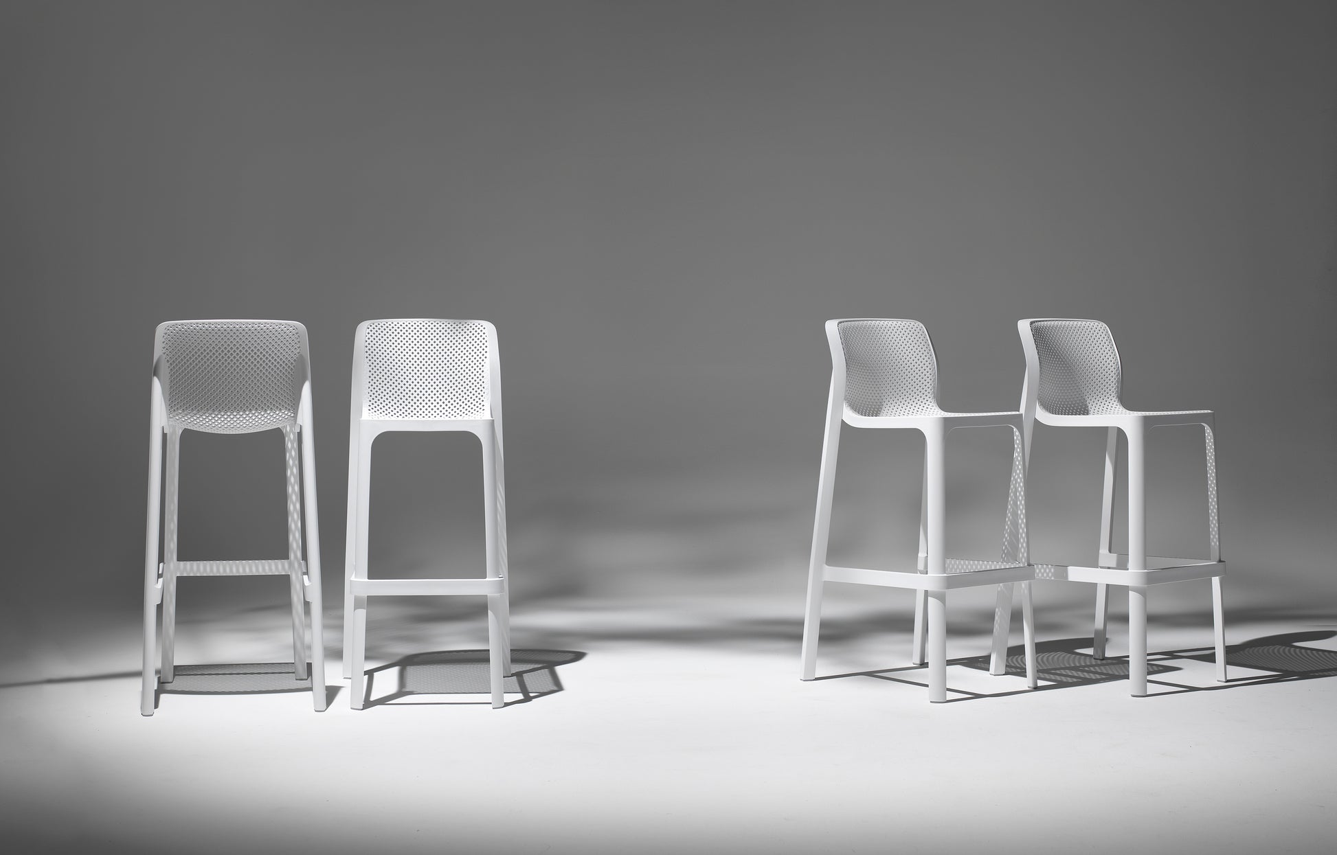 Net Stool sgabello in resina Nardi Genco Outdoor