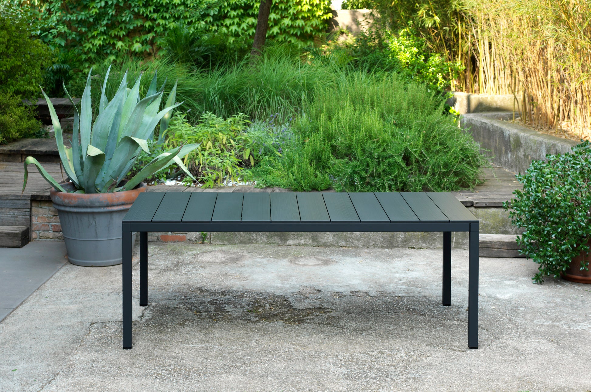 Tavolo estensibile Rio 140, piano in alluminio Nardi Genco Outdoor